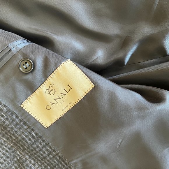 Canali Wool Sport Coat Beautiful Plaid Regular Fit Size US 40 - Picture 6 of 13